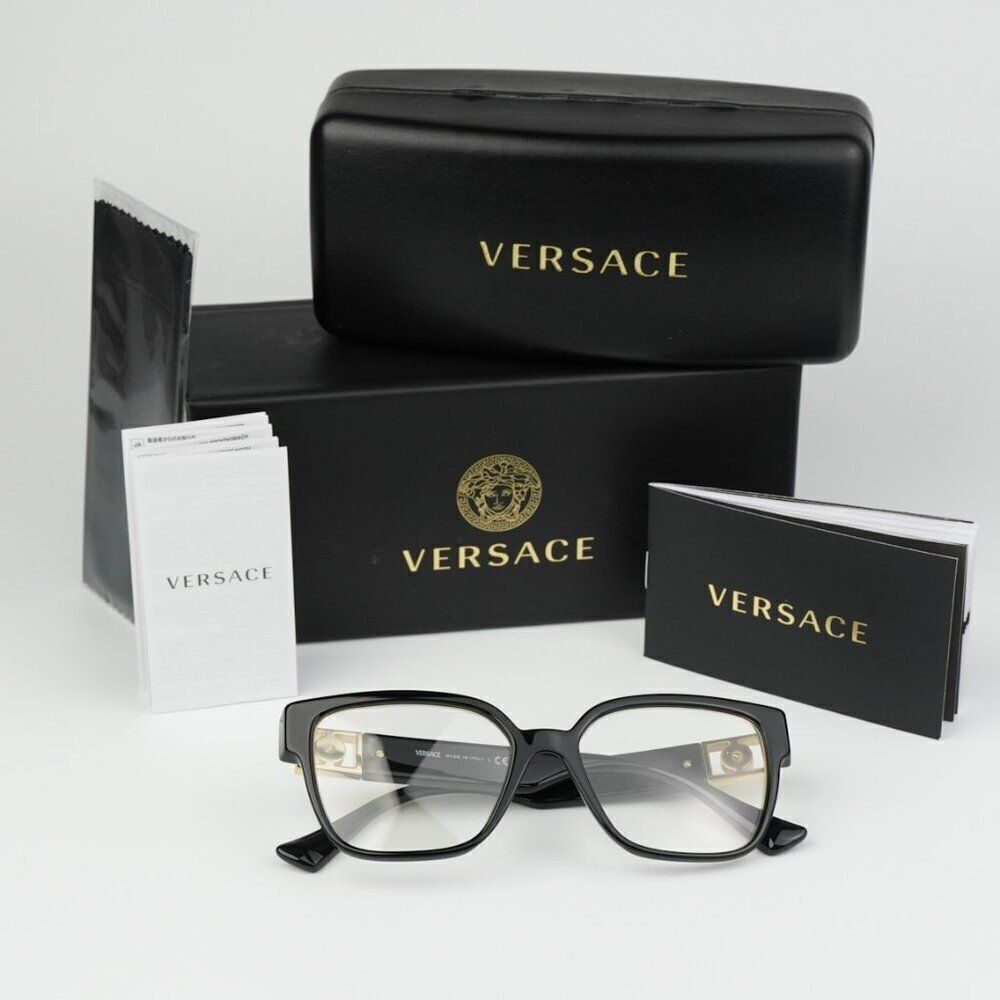 NEW Versace VE3329B GB1 Black Square Women Eyeglasses VE 3329B - Picture 10 of 10